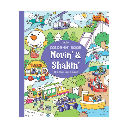 OOLY - Color - In' Book: Movin' & Shakin' OOLY - enjoykidsus