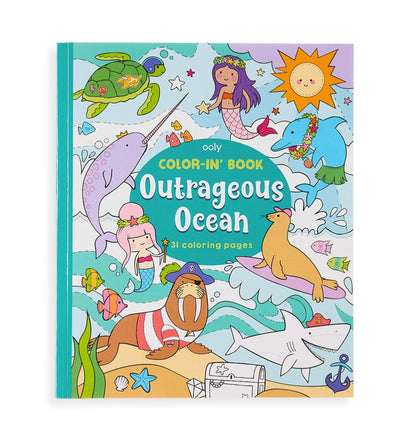 OOLY - Color - in' Book: Outrageous Ocean OOLY - enjoykidsus