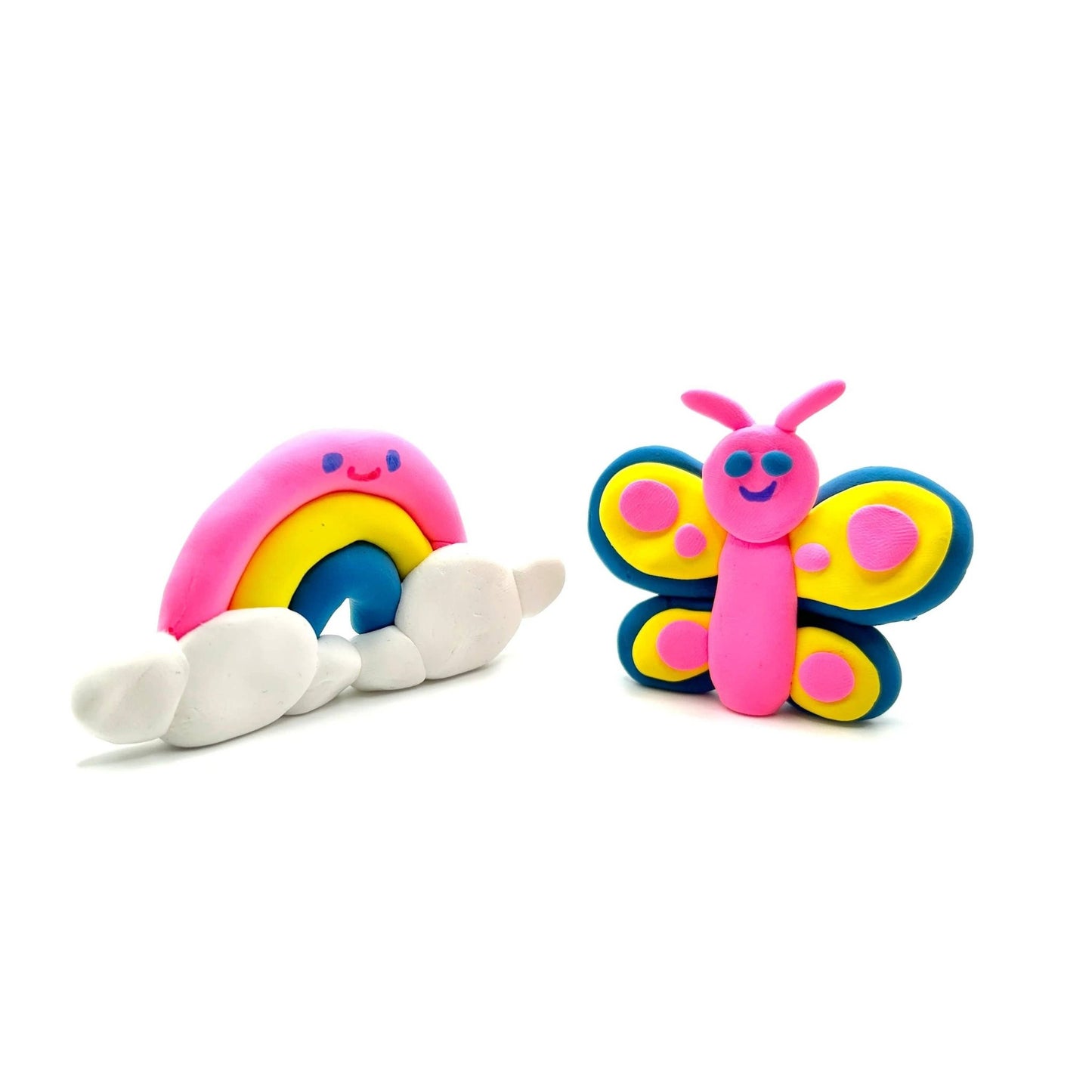 OOLY - Creatibles D.I.Y. Air - Dry Clay Kit: Rainbow BFFs (Set of 4) OOLY - enjoykidsus