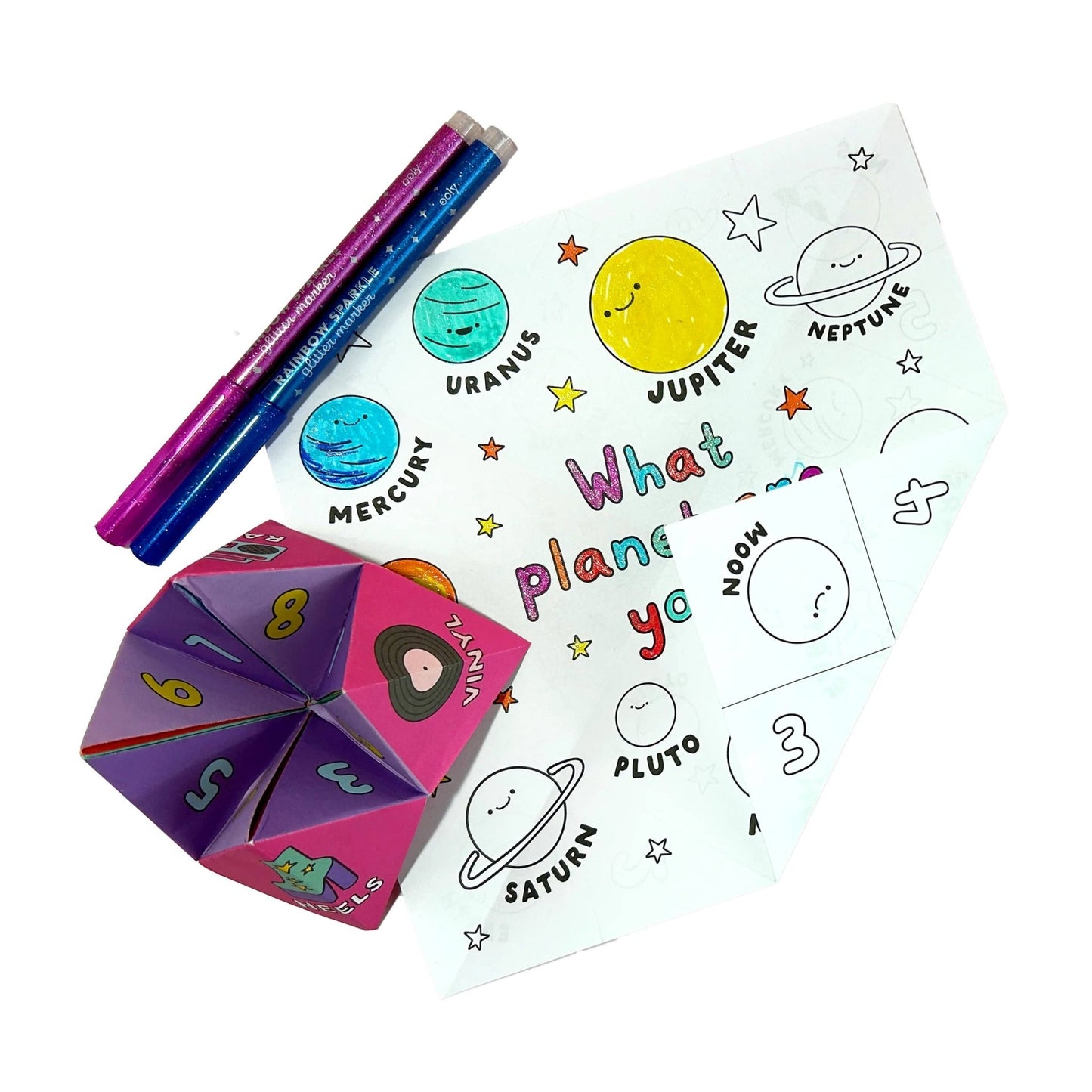 OOLY - D.I.Y. Fortune Tellers Activity Kit - Set of 24 Designs OOLY - enjoykidsus