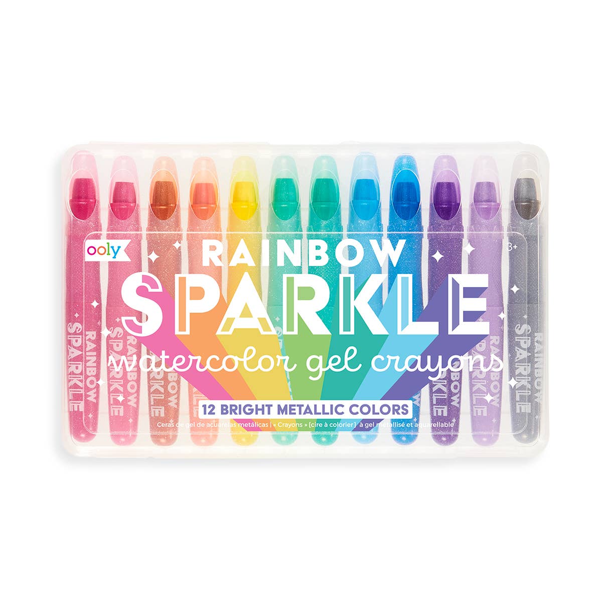 OOLY - Rainbow Sparkle Metallic Gel Crayons OOLY - enjoykidsus