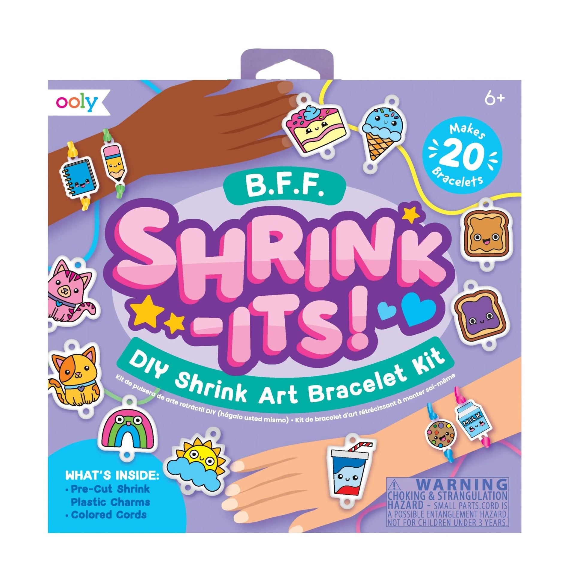 OOLY - Shrink - Its! D.I.Y. Shrink Art Bracelets Kit - B.F.F. OOLY - enjoykidsus