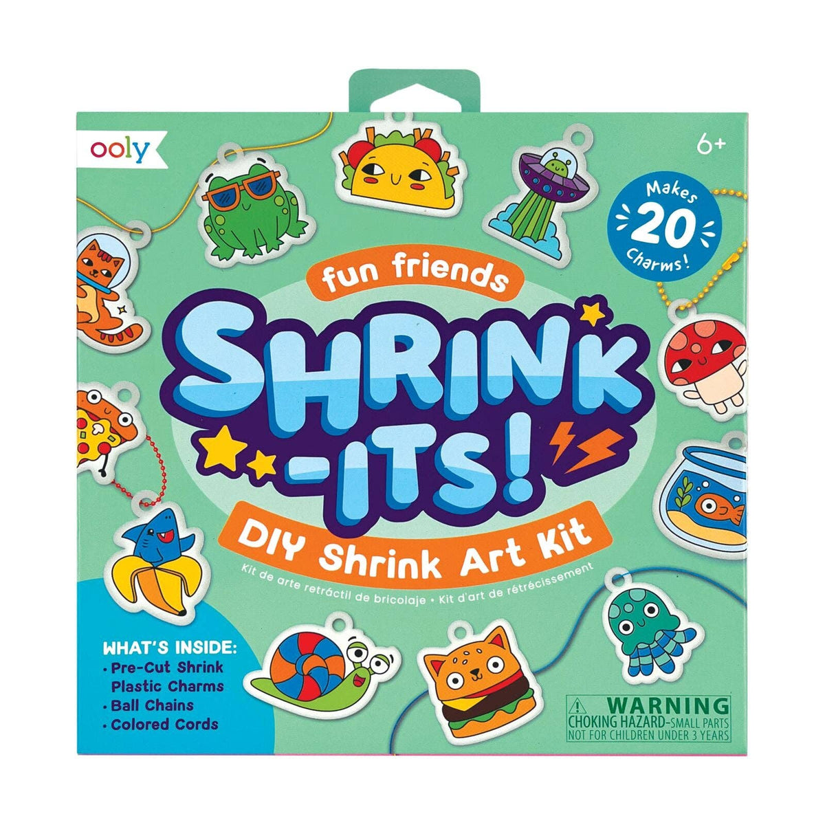 OOLY - Shrink - Its! D.I.Y. Shrink Art Kit - Fun Friends OOLY