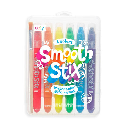 OOLY - Smooth Stix Watercolor Gel Crayons - Set of 6 Colors OOLY - enjoykidsus