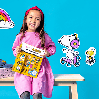OOLY x Peanuts Activity Travel Kit &amp; Double - Ended Markers OOLY