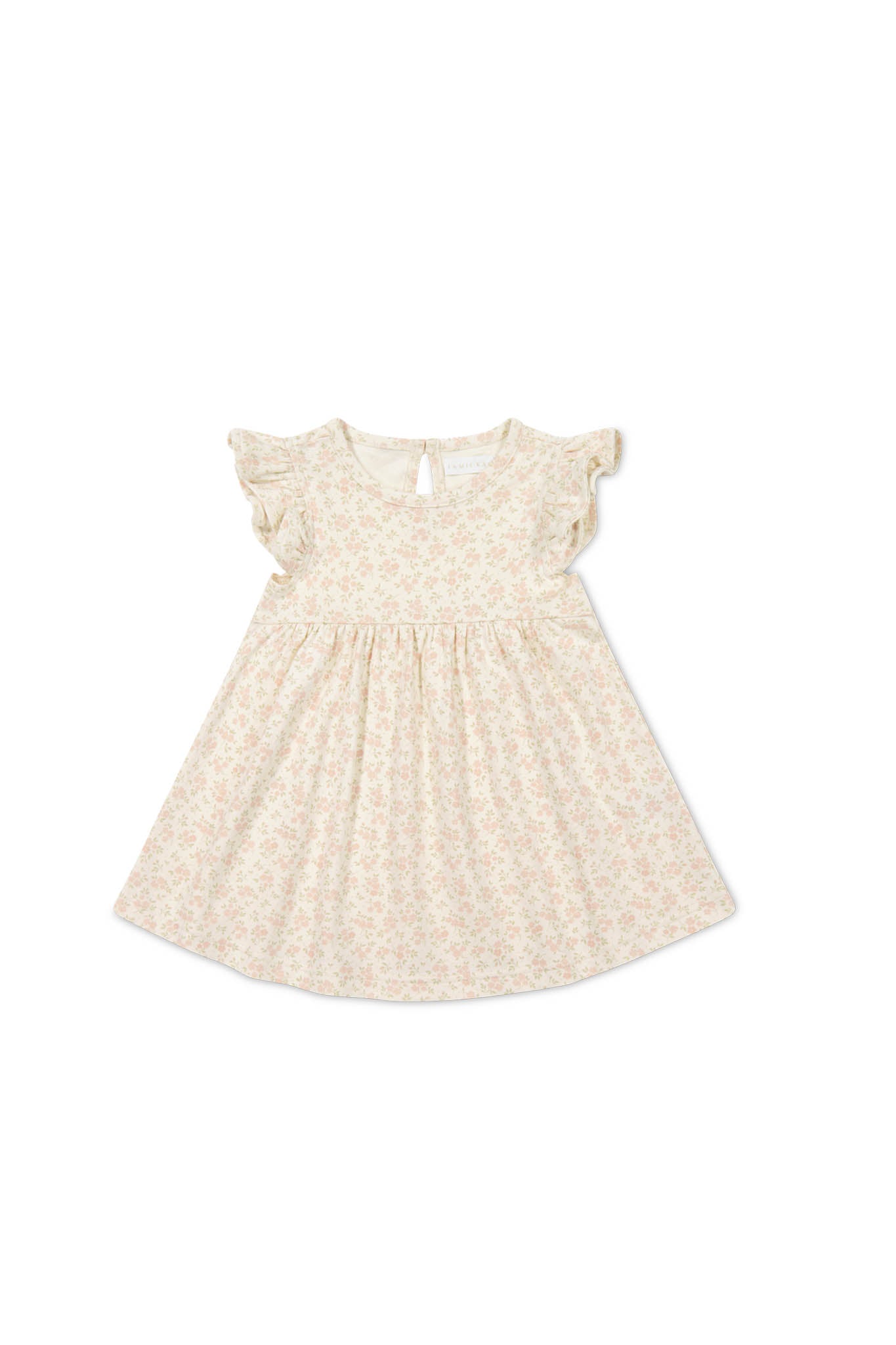 Organic Cotton Ada Dress - Rosalie Floral Mauve Jamie Kay - enjoykidsus