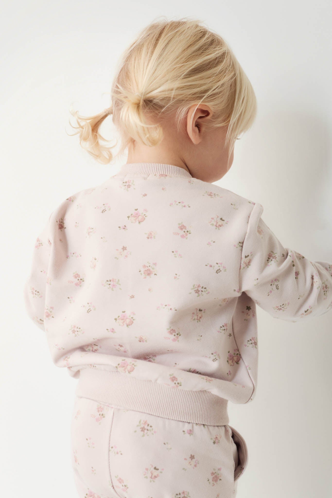 Organic Cotton Aubrey Sweatshirt - Petite Fleur Violet Jamie Kay - enjoykidsus