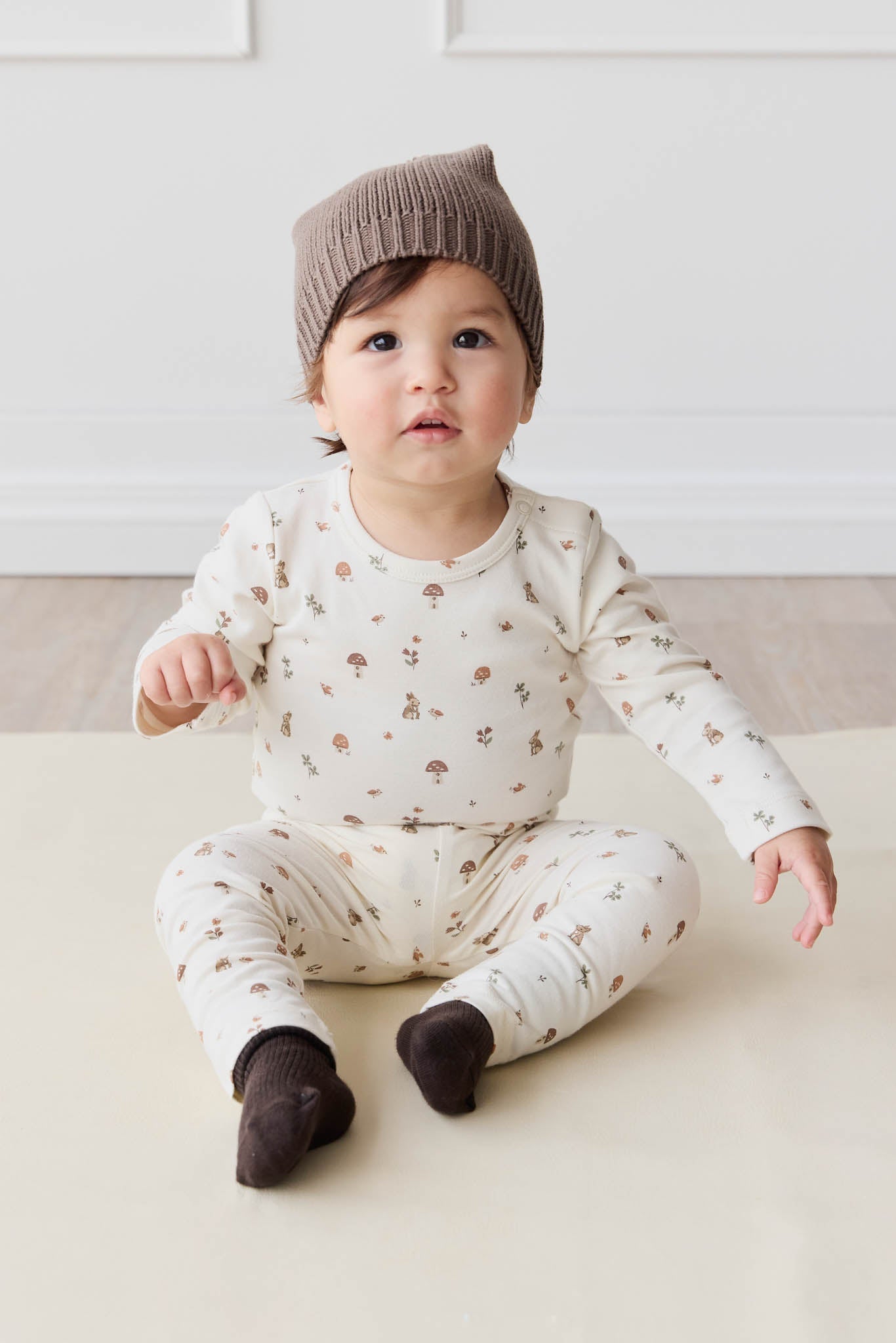 Organic Cotton Everyday Legging - Foraging Friends Jamie Kay - enjoykidsus