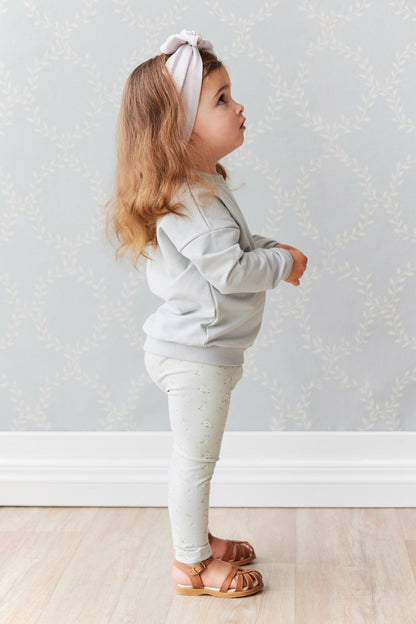 Organic Cotton Everyday Legging - Lulu Blue Jamie Kay - enjoykidsus