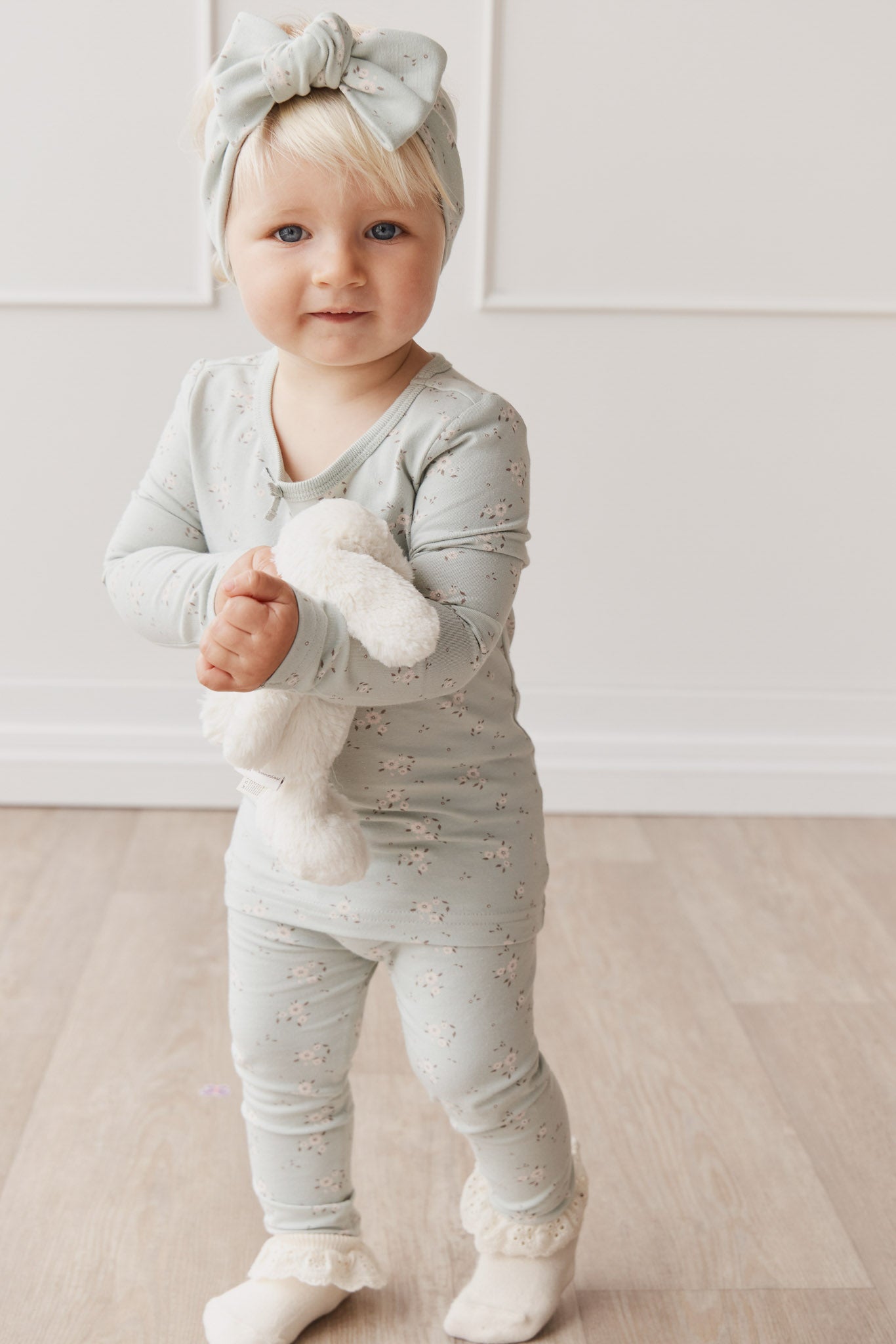 Organic Cotton Everyday Legging - Lulu Blue Jamie Kay - enjoykidsus