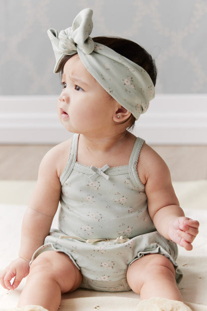 Organic Cotton Headband - Lulu Blue Jamie Kay - enjoykidsus