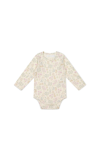 Organic Cotton Long Sleeve Bodysuit - Penny's Egg Hunt Jamie Kay - enjoykidsus