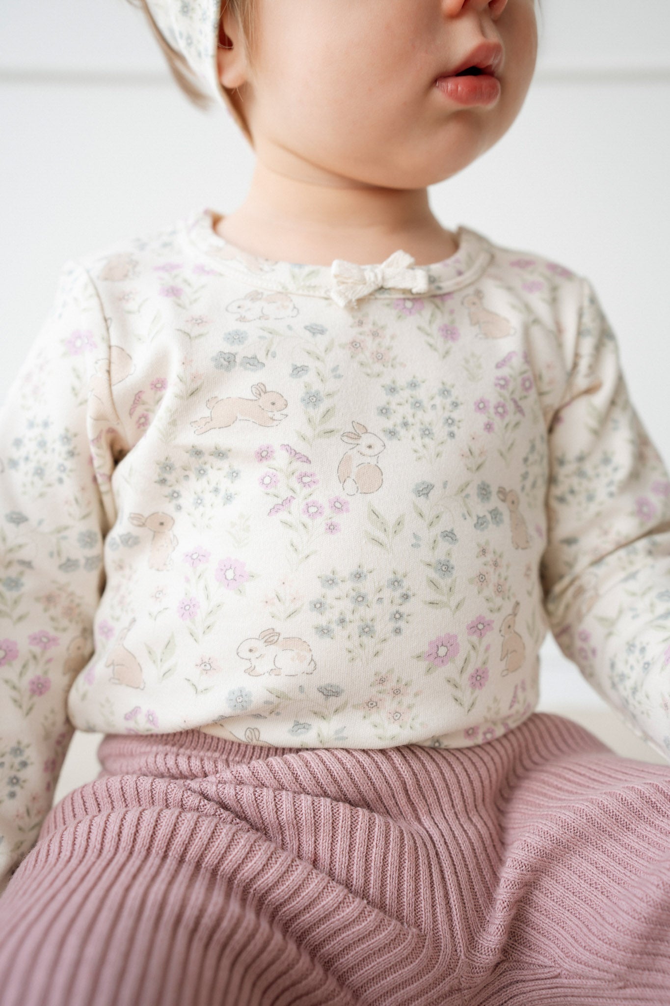 Organic Cotton Long Sleeve Bodysuit - Penny's Egg Hunt Jamie Kay - enjoykidsus