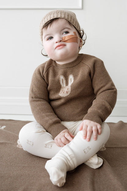 Organic Cotton Modal Everyday Legging - Bunny Buddies Jamie Kay - enjoykidsus