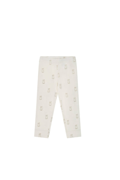 Organic Cotton Modal Everyday Legging - Bunny Buddies Jamie Kay - enjoykidsus