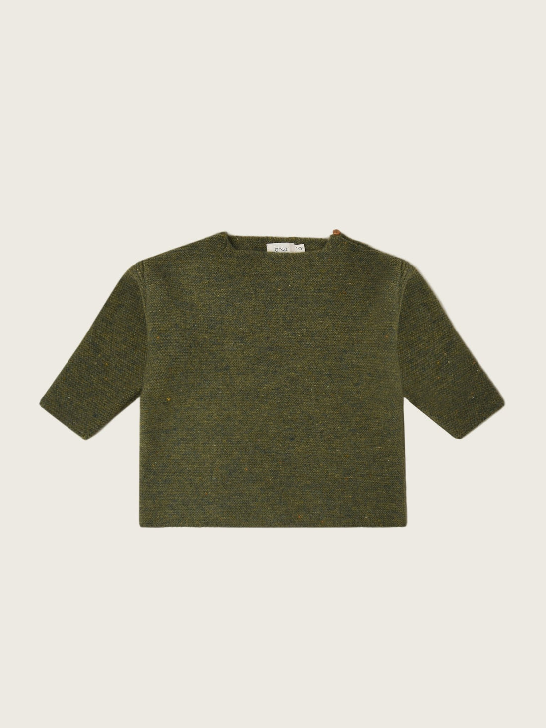 Organic Zoo Artichoke Shoulder Button Wool Jumper Organic Zoo