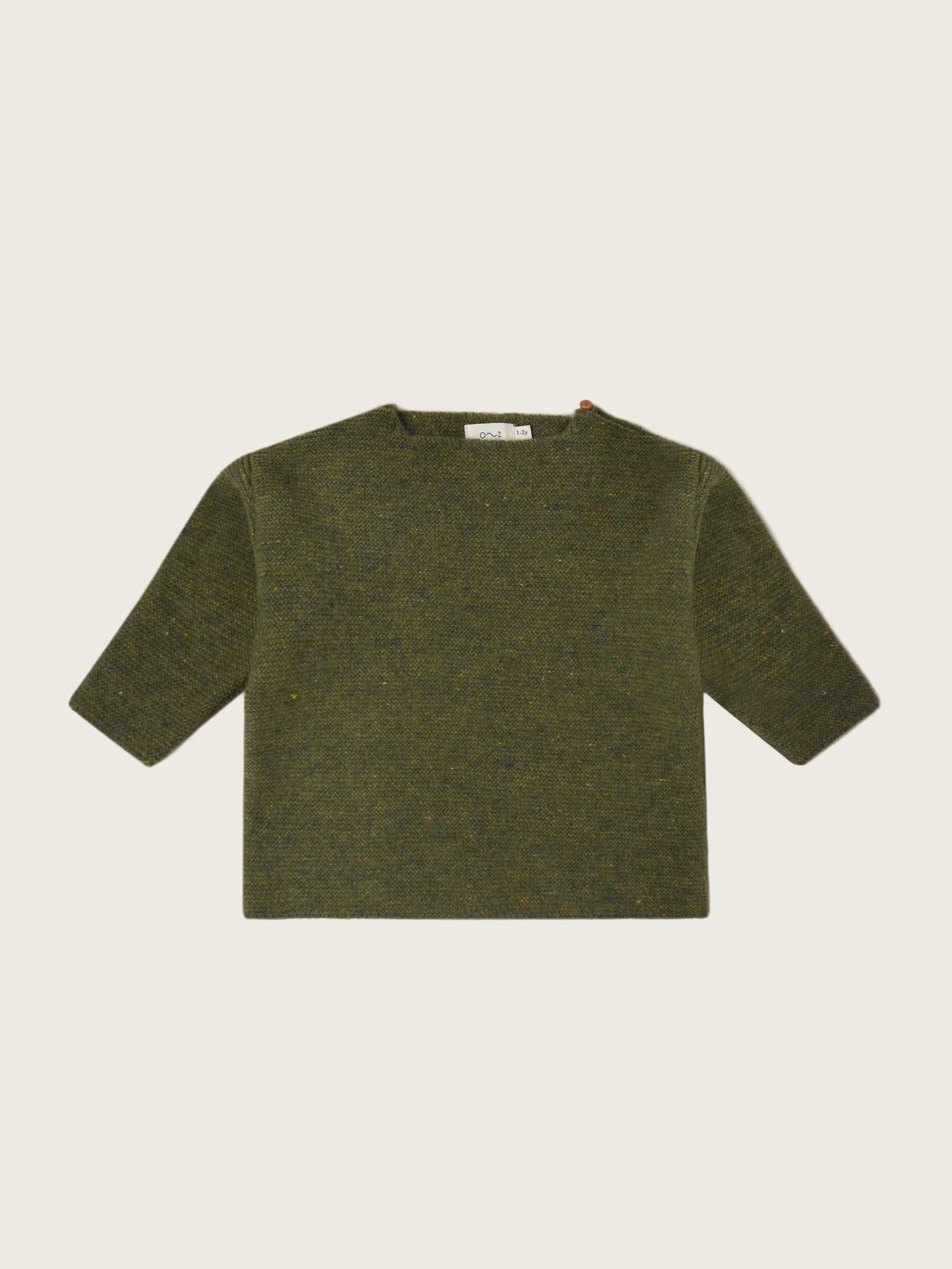 Organic Zoo Artichoke Shoulder Button Wool Jumper Organic Zoo