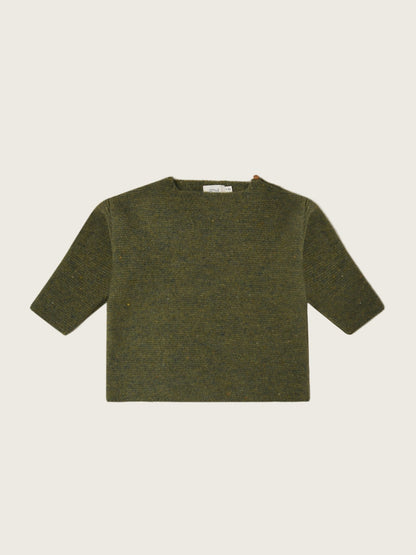Organic Zoo Artichoke Shoulder Button Wool Jumper Organic Zoo