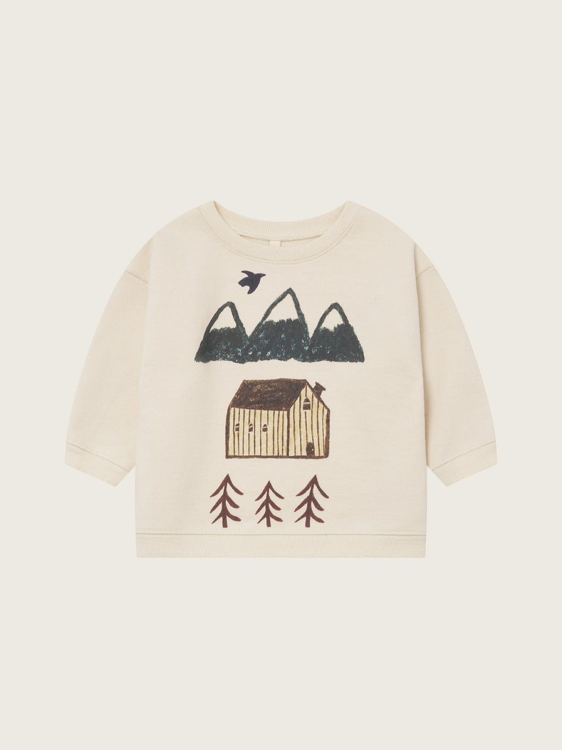 Organic Zoo Cabin Adventure Sweatshirt Undyed Organic Zoo