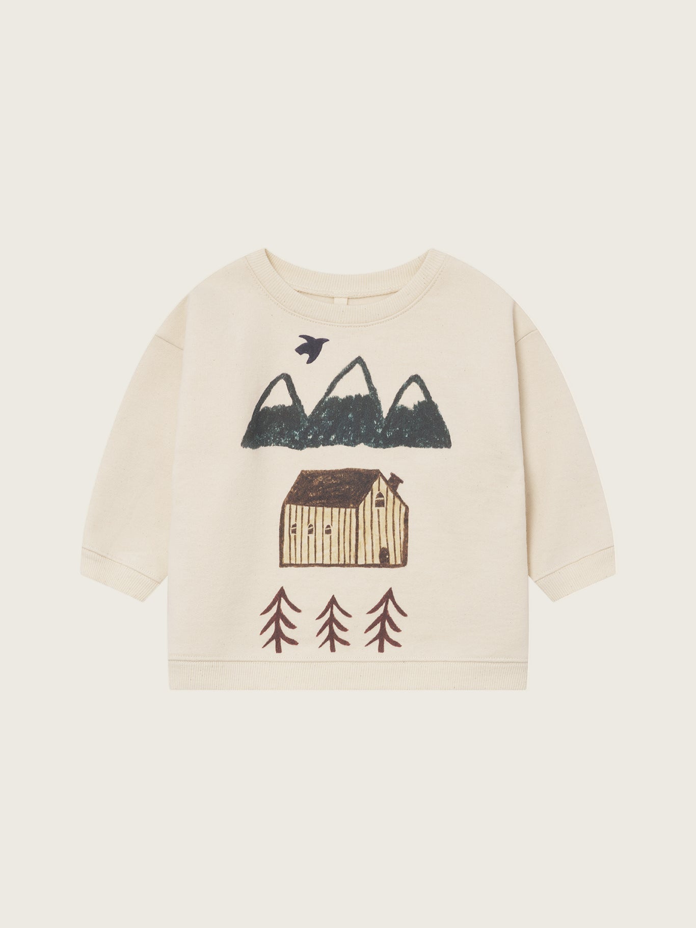 Organic Zoo Cabin Adventure Sweatshirt Undyed Organic Zoo
