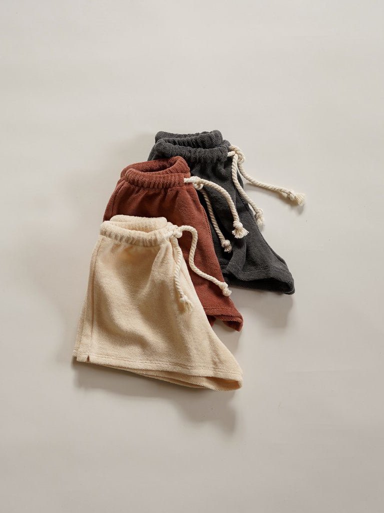 Organic Zoo Earth Terry Rope Shorts Organic Zoo