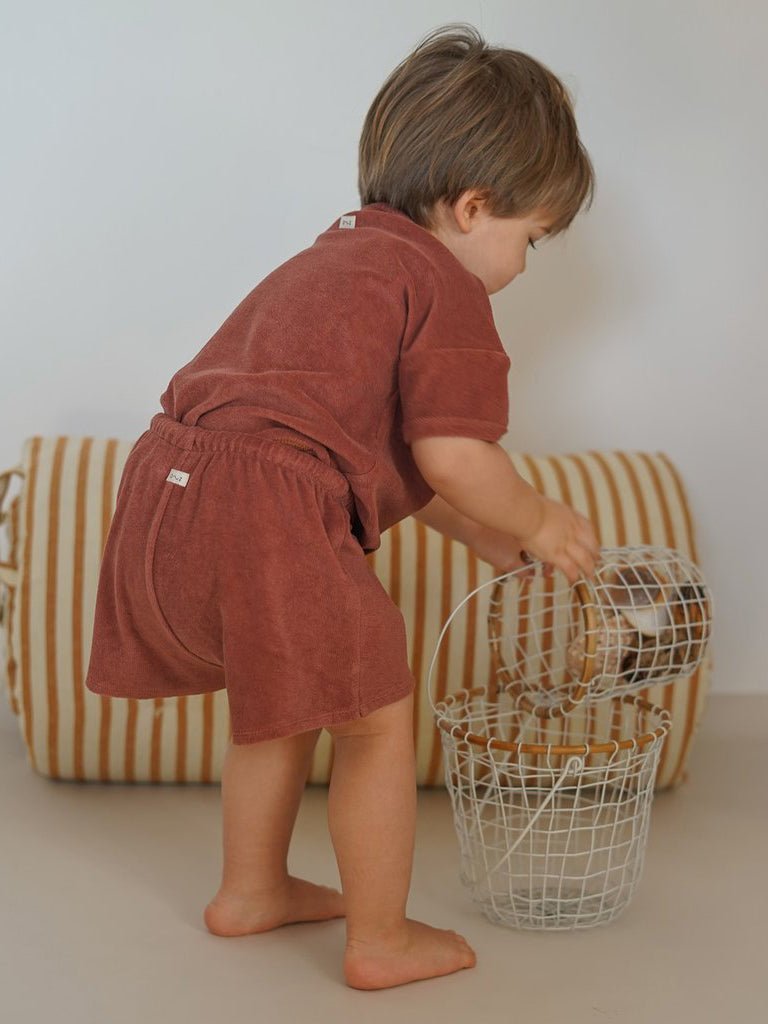 Organic Zoo Earth Terry Rope Shorts Organic Zoo