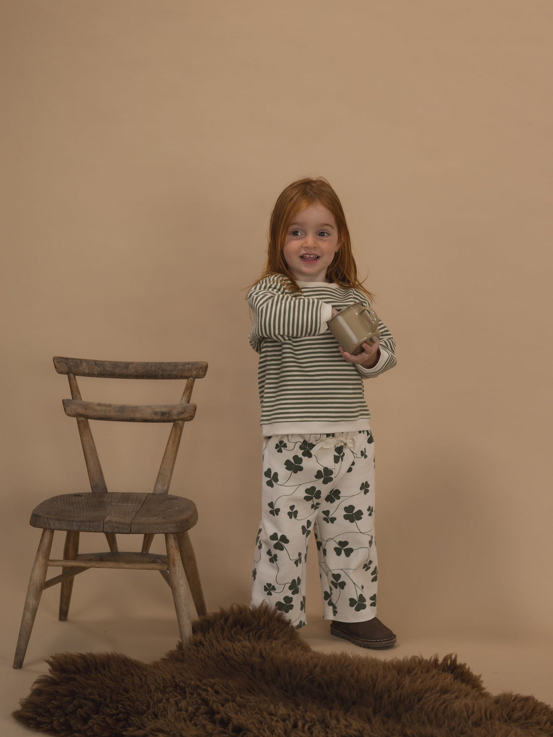 Organic Zoo Fern Stripes Sweatshirt Organic Zoo