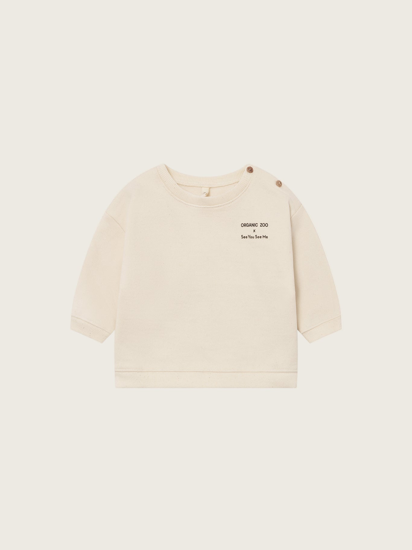 Organic Zoo Forest Song Sweatshirt Undyed Organic Zoo