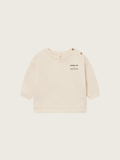 Organic Zoo Forest Song Sweatshirt Undyed Organic Zoo