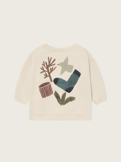 Organic Zoo Forest Song Sweatshirt Undyed Organic Zoo