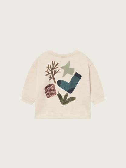 Organic Zoo Forest Song Sweatshirt Undyed Organic Zoo