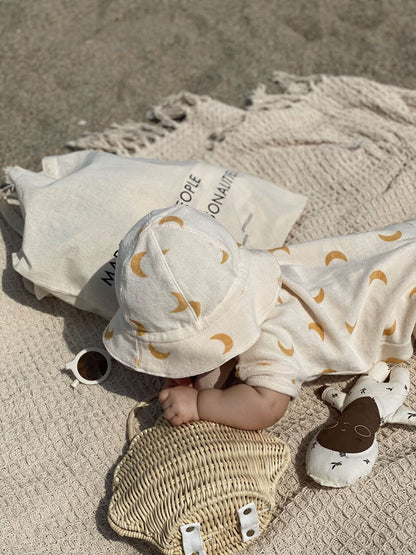 Organic Zoo Honey Midnight Terry Beach Romper Organic Zoo