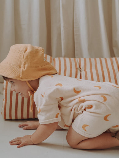 Organic Zoo Honey Midnight Terry Beach Romper Organic Zoo