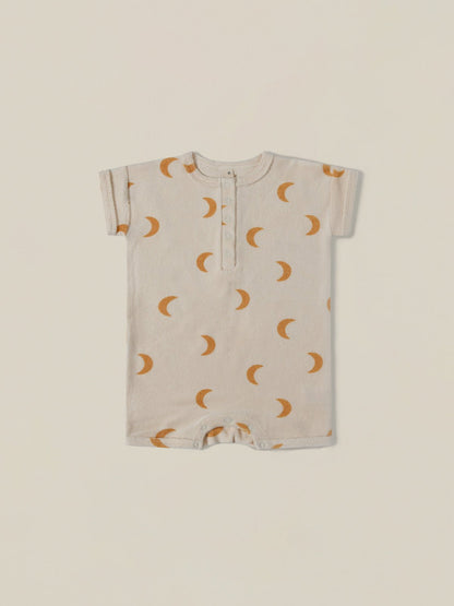 Organic Zoo Honey Midnight Terry Beach Romper Organic Zoo