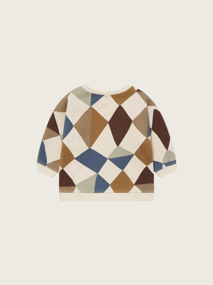 Organic Zoo Kite Patchwork Sweatshirt Undyed Organic Zoo