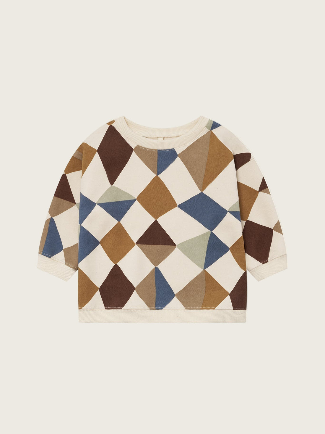 Organic Zoo Kite Patchwork Sweatshirt Undyed Organic Zoo