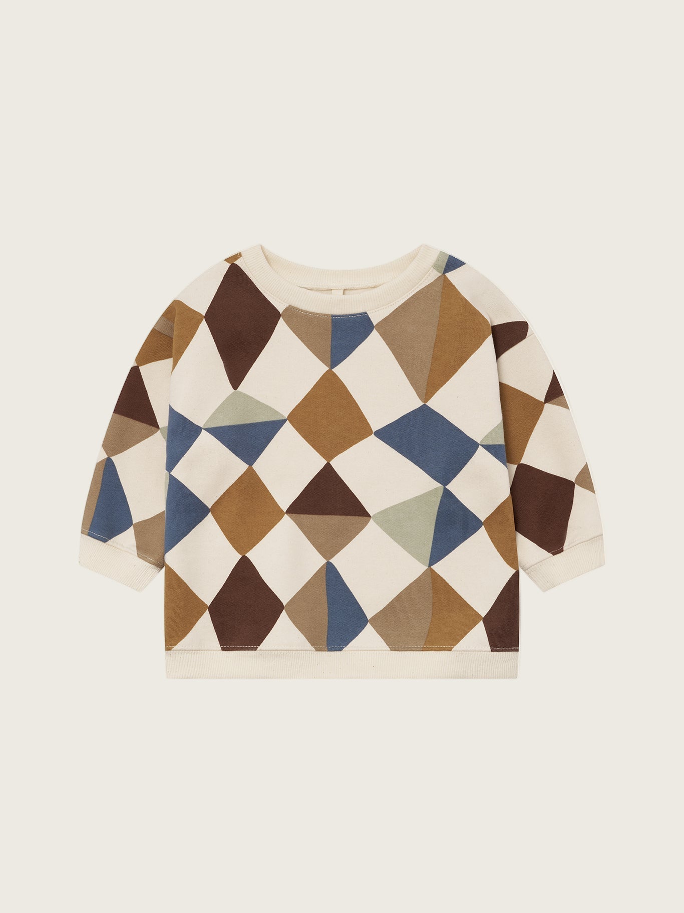 Organic Zoo Kite Patchwork Sweatshirt Undyed Organic Zoo