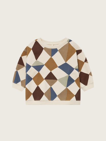 Organic Zoo Kite Patchwork Sweatshirt Undyed Organic Zoo