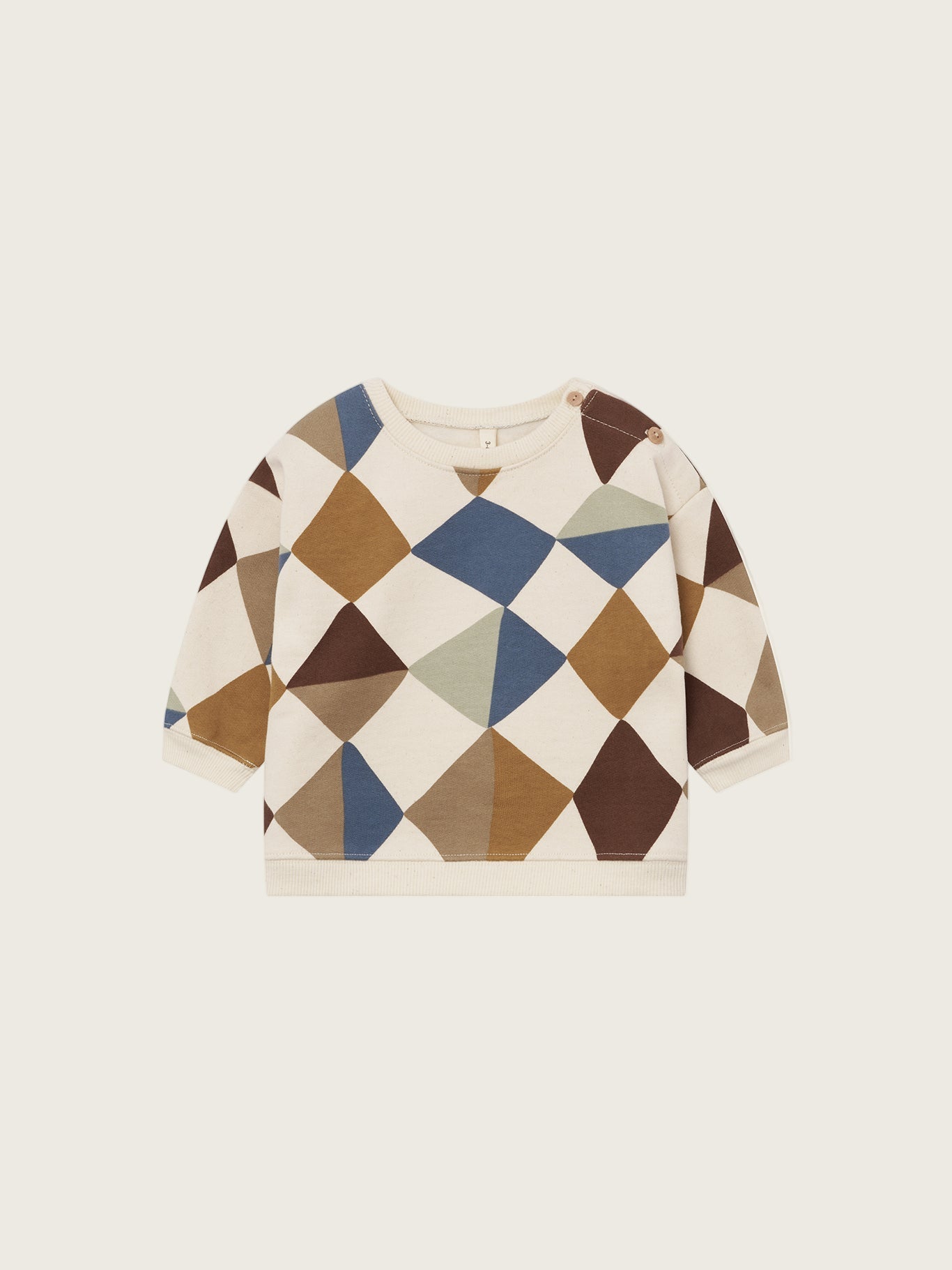 Organic Zoo Kite Patchwork Sweatshirt Undyed Organic Zoo