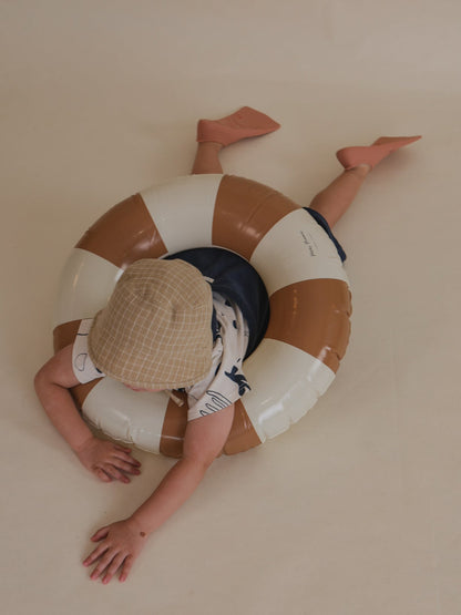 Organic Zoo Navy Terry Cropped Dungarees Organic Zoo