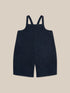 Organic Zoo Navy Terry Cropped Dungarees Organic Zoo