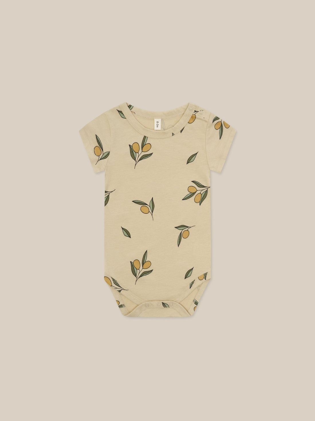 Organic Zoo Olive Garden Short Sleeve Bodysuit Organic Zoo
