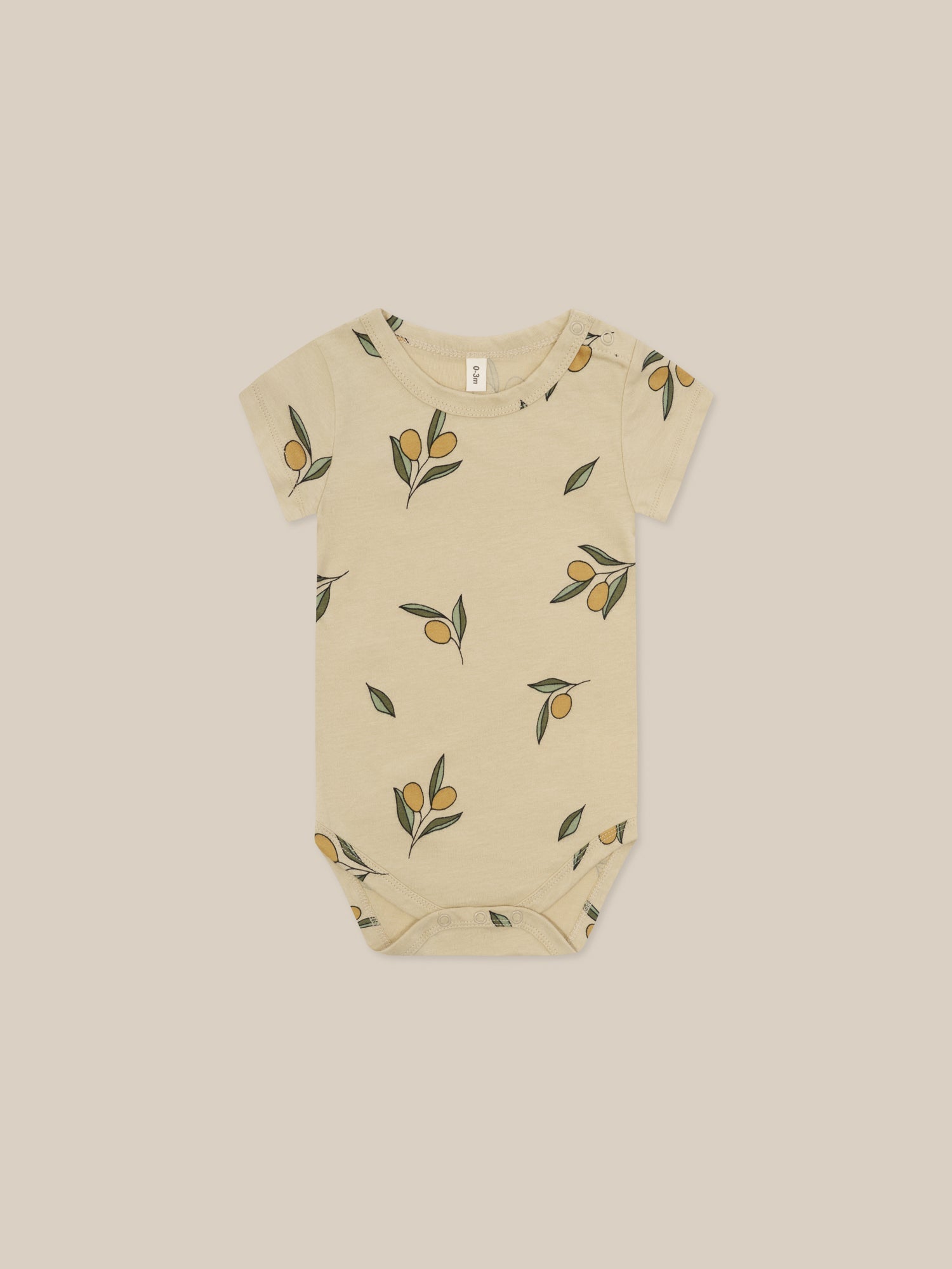 Organic Zoo Olive Garden Short Sleeve Bodysuit Organic Zoo