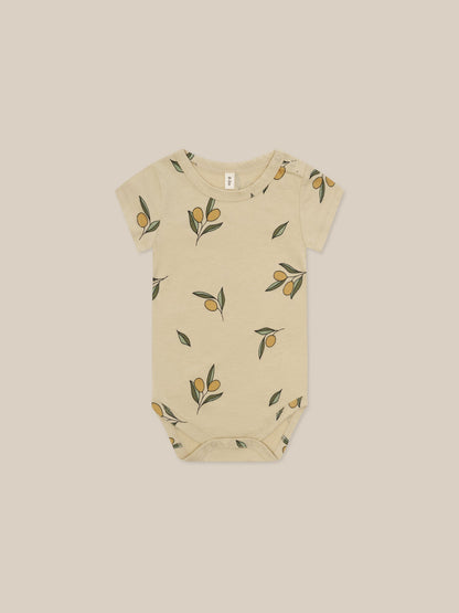 Organic Zoo Olive Garden Short Sleeve Bodysuit Organic Zoo