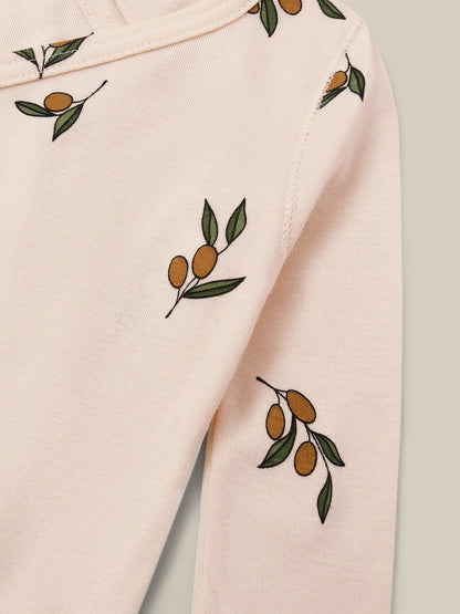 Organic Zoo Olive Garden Wrapover Bodysuit Organic Zoo