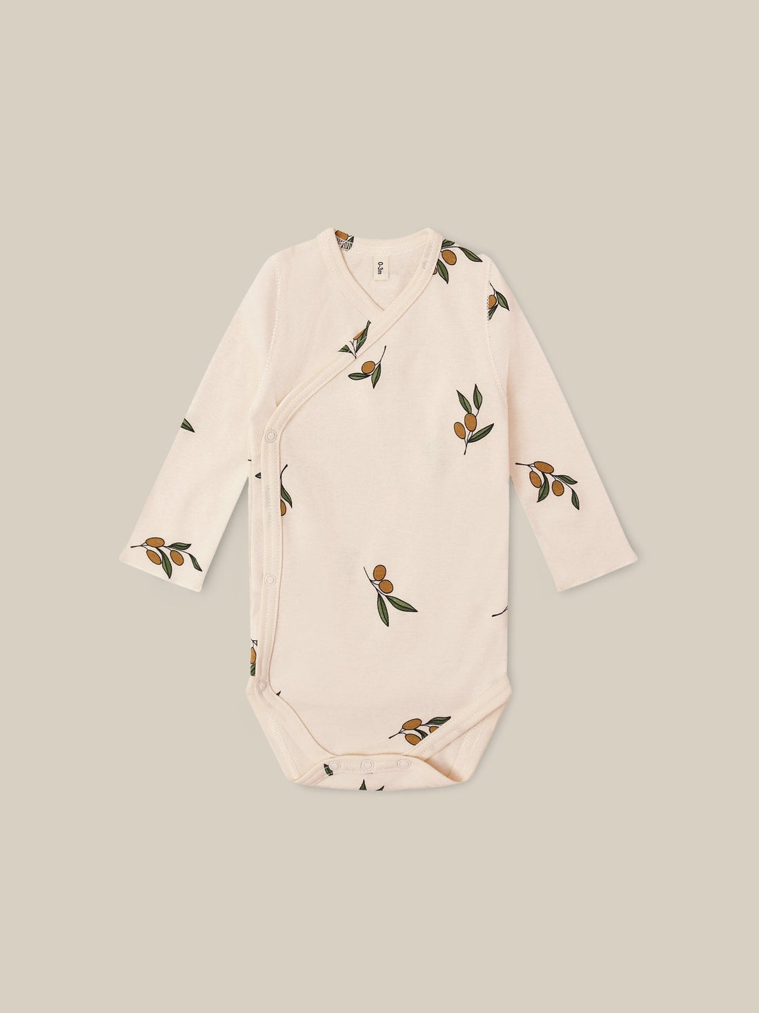 Organic Zoo Olive Garden Wrapover Bodysuit Organic Zoo