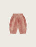 Organic Zoo Paprika Gingham Carrot Pants Organic Zoo