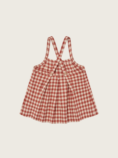 Organic Zoo Paprika Gingham Tribe Skirt Organic Zoo