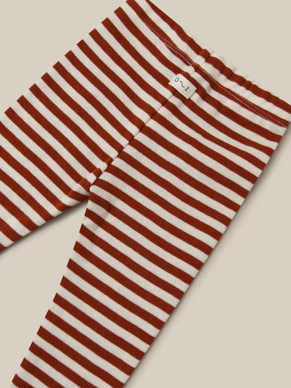 Organic Zoo Paprika Stripes Leggings Organic Zoo