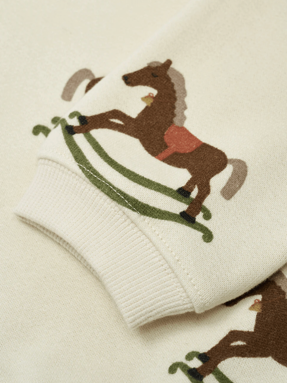 Organic Zoo Rocking Horse Sweatshirt - Christmas limit Organic Zoo